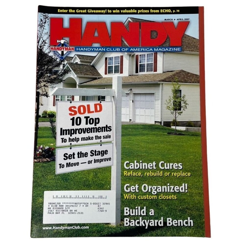 Handyman Woodworking Magazine Vol 15 Issue 81 No 81 Mar Apr 2007 u Cabinet Cures